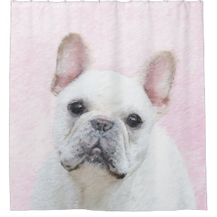 French Bulldog (Cream/White) Painting - Dog Art