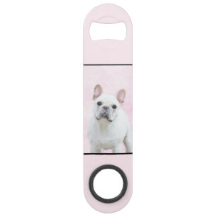French Bulldog (Cream/White) Painting - Dog Art Bar Key
