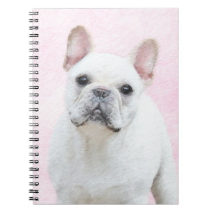 French Bulldog (Cream/White) Painting - Dog Art Notebook