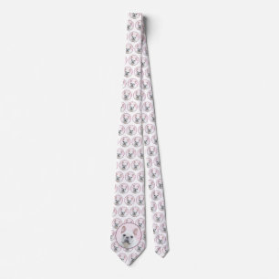 French Bulldog (Cream/White) Painting - Dog Art Tie