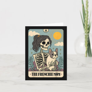 French Bulldog Cute Frenchie Dog Mom Tarot Card Sk