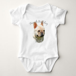 French Bulldog Dad 2 Baby Bodysuit
