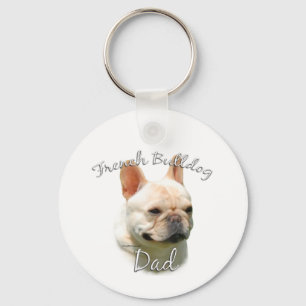 French Bulldog Dad 2 Keychain