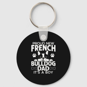 French Bulldog Dad Dog Dad Keychain