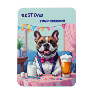 French Bulldog Dad Fatherˋs Day Magnet