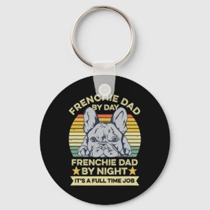 French Bulldog Design For Your Frenchie Dad Keychain