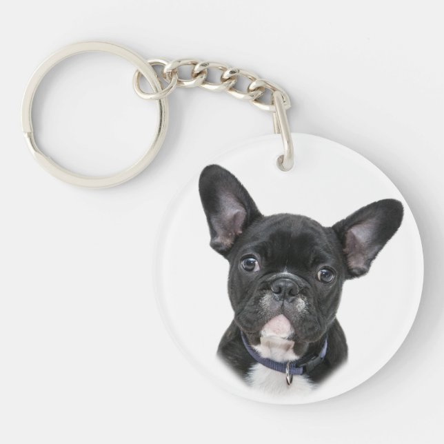 French Bulldog Dog Breed Keychain (Front)