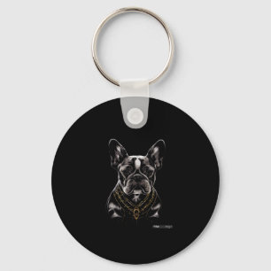 French Bulldog Dog Graphic Tees Men Women Boys Gir Keychain