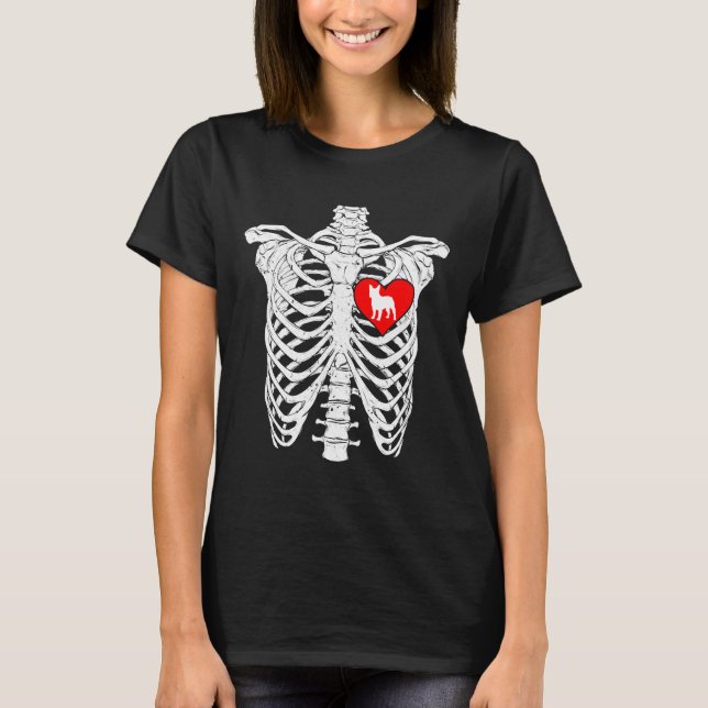 French Bulldog Dog Halloween Costume T-Shirt (Front)
