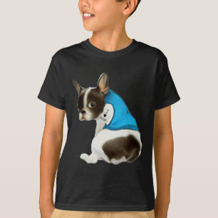 French-bulldog Dog I Love Mom Tattoo French-bulldo T-Shirt