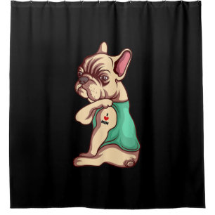 french bulldog dog i love mom tattoo lover gift