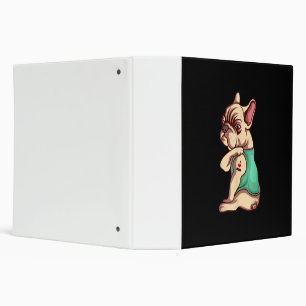 french bulldog dog i love mom tattoo lover gift binder