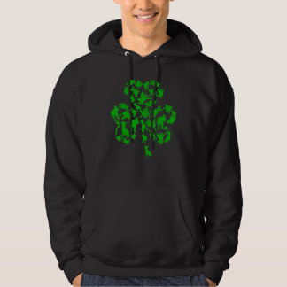 French Bulldog Dog Irish Green Shamrock Clover St  Hoodie