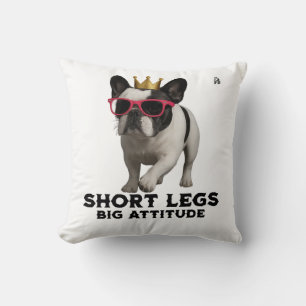French Bulldog Dog Lovers Throw Pillow