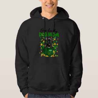 French Bulldog Dog Mom Irish Green Shamrock St Pat Hoodie