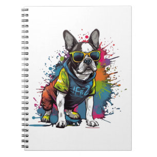 French Bulldog Dog Pug for a Dog owner Frenchie Notebook