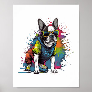 French Bulldog Dog Pug for a Dog owner Frenchie Poster