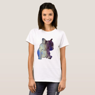 French Bulldog Dog Puppy Watercolor Art Shirt