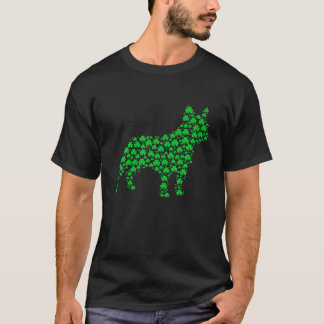 French Bulldog Dog Shamrock St.Patrick's Day Puppy T-Shirt