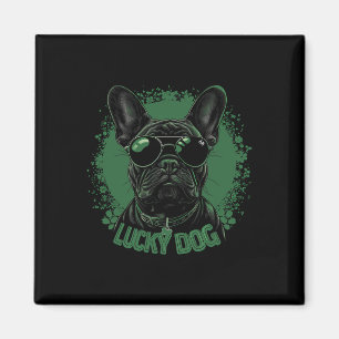 French Bulldog Dog - St. Patrick's Day Saint Paddy Magnet