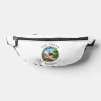 French Bulldog Dog Walker Day Care Bum Bag