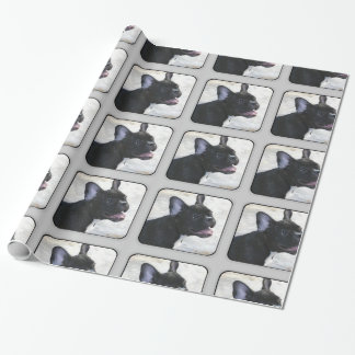 French Bulldog dog wrapping paper