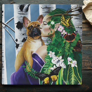 French Bulldog Dryad Fantasy Binder