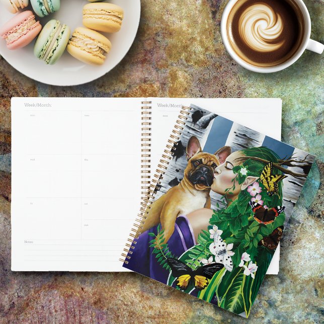 French Bulldog Dryad Fantasy Planner (Creator Uploaded)