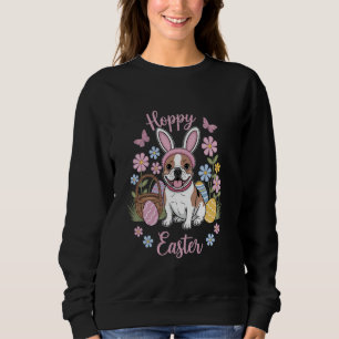 French Bulldog Easter Bunny Ears Eggs Cute Frenchi Sweatshirt