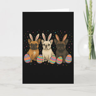 French Bulldog Easter Card