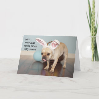 French Bulldog Easter Card! Holiday Card