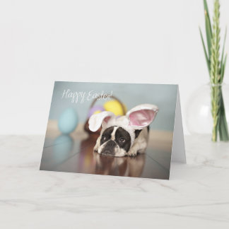 French Bulldog Easter Card! Holiday Card