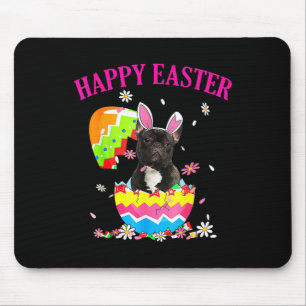 French Bulldog Egg Easter Day Dog Dad Dog Mom  Mouse Pad