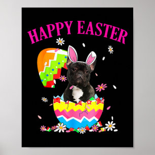French Bulldog Egg Easter Day Dog Dad Dog Mom Poster