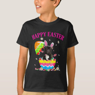 French Bulldog Egg Easter Day Dog Dad Dog Mom  T-Shirt