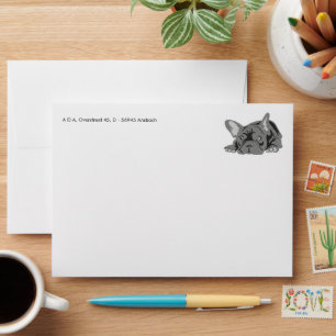 French Bulldog Envelope