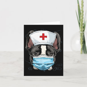 French Bulldog Er Nurse Rn Lpn Nurse Life Dog Love Card