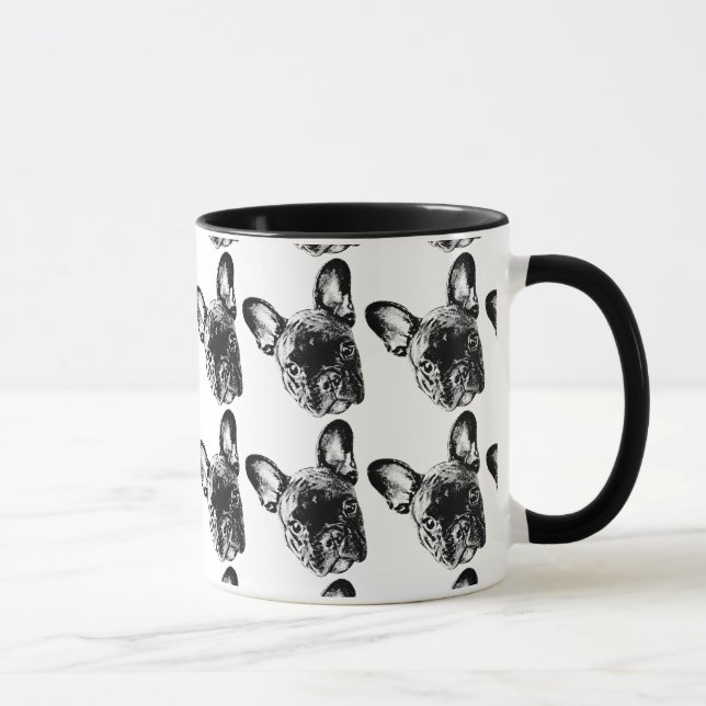 French Bulldog Face Mug (Right)