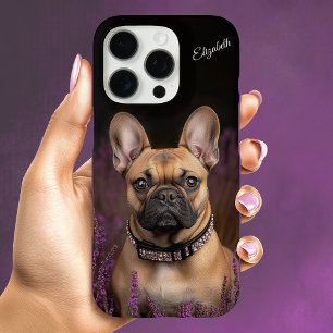 French Bulldog Fawn Frenchie Personalized iPhone 16 Pro Case