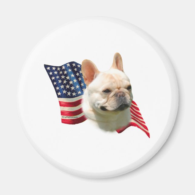 French Bulldog Flag Magnet (Front)