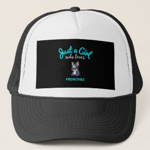 French Bulldog For Girls Kids French Bulldog Trucker Hat