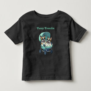 French Bulldog Französische Bulldogge Zwillinge Toddler T-shirt