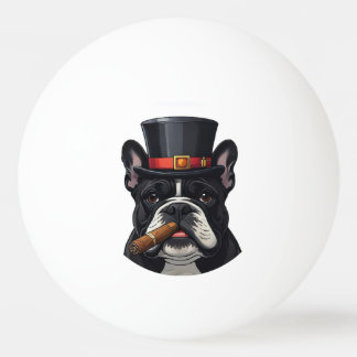 French Bulldog French Bulldog Cigar Ping Pong Ball