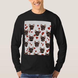 French Bulldog Frenchie Black And Tan 25+ Colours  T-Shirt
