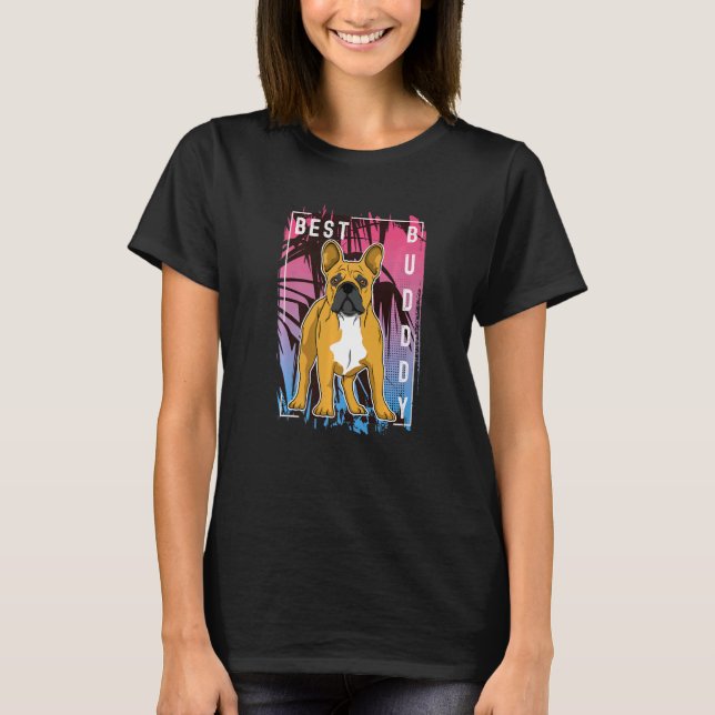 French Bulldog Frenchie Dog Breed  73 T-Shirt (Front)