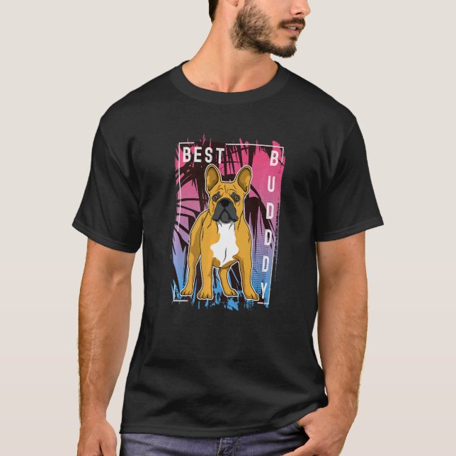 French Bulldog Frenchie Dog Breed  73 T-Shirt (Front)