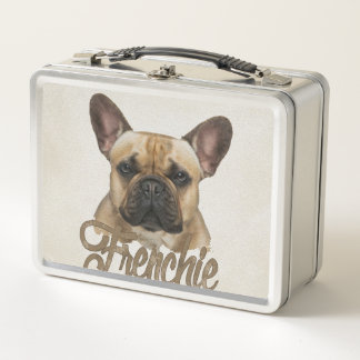 French Bulldog -Frenchie Dog Metal Lunch Box