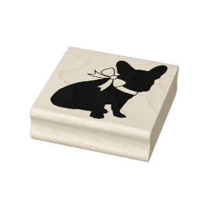 French Bulldog Frenchie Dog Puppy Frenchy Rubber Stamp