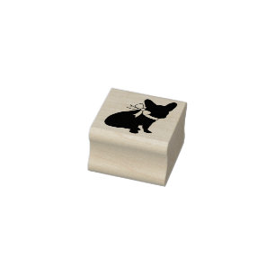 French Bulldog Frenchie Dog Puppy Frenchy Rubber Stamp