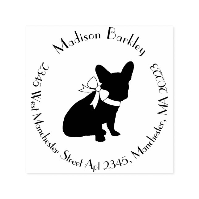 French Bulldog Frenchie Dog Puppy Frenchy Self-inking Stamp (Design)